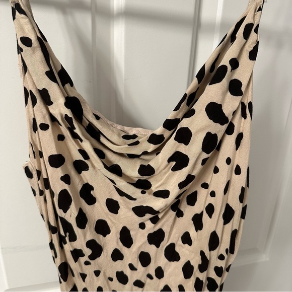 Leopard Midi Slip Dress - Picture 4 of 7
